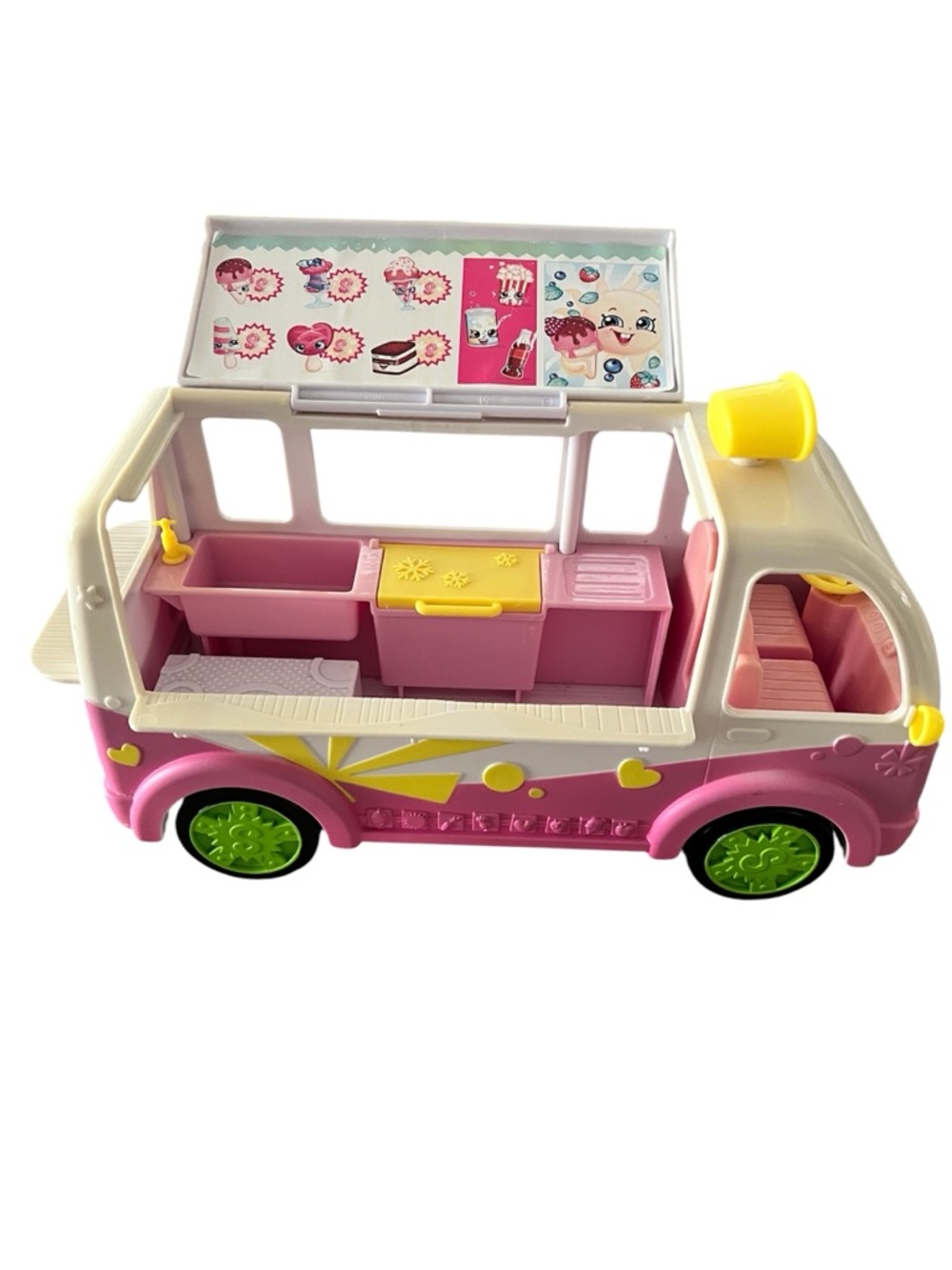 Shopkins Ice Cream Truck Bus Moving Wheels